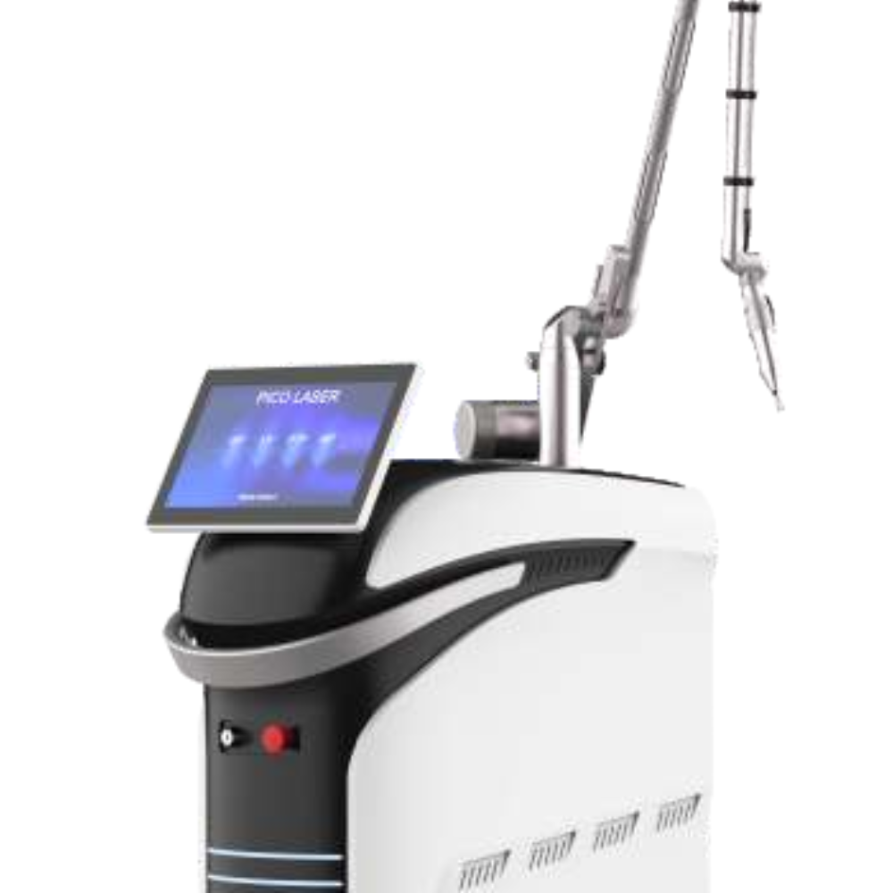 PicoSecond + Long Pulse Laser – 2-in-1 Systeem (532/755/1064/1320 nm, 2000mJ, 350–500ps)