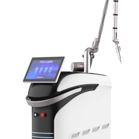 PicoSecond + Long Pulse Laser – 2-in-1 Systeem (532/755/1064/1320 nm, 2000mJ, 350–500ps)